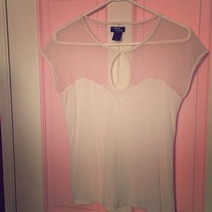 Cute mesh top